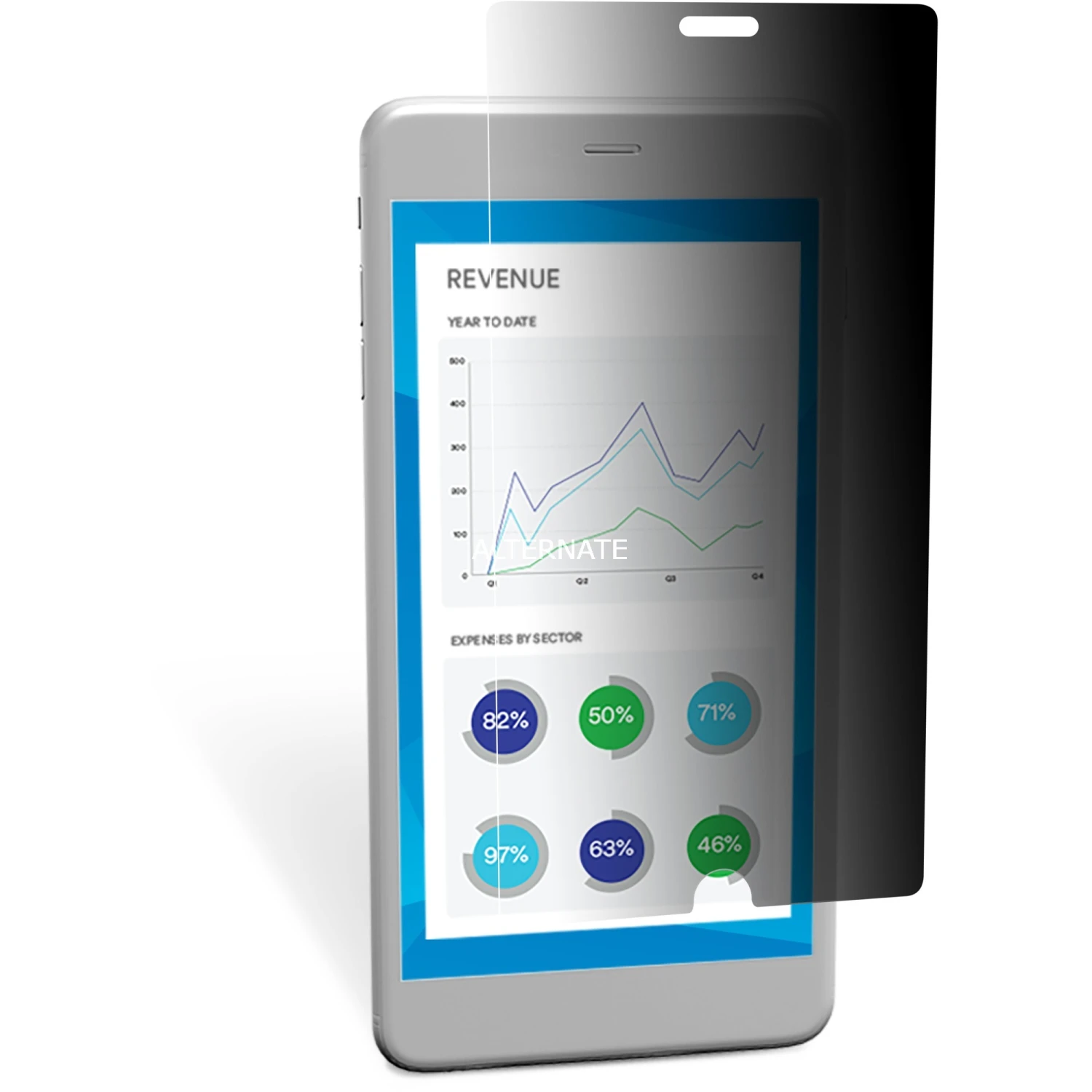 3M Displayschutzfolie Blickschutzfilter für Google Pixel 3 XL - Schwarz | Premium Qualität 2 3M Displayschutzfolie Blickschutzfilter für Google Pixel 3 XL - Schwarz | Premium Qualität – Bild 2