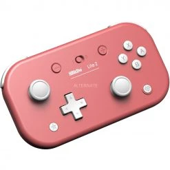 8BitDo Lite 2 Pink - Kompaktes Gamepad für Nintendo Switch, PC, Android & iOS