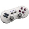 8BitDo SN30 Pro G Classic Gamepad (grau) - Retro-Design, Bluetooth, für PC, Switch, Android & mehr