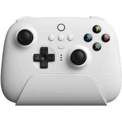 8BitDo Ultimate 2.4G Wireless Gamepad (Weiß) - Präzises Gaming für PC, Smartphone & mehr
