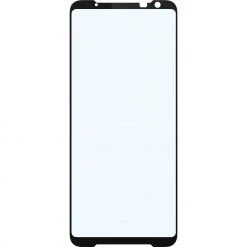 ASUS ROG Phone 3 Antibakterielle Schutzfolie - Transparent/Schwarz - Hochwertiges Glas für optimalen Display-Schutz
