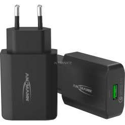 Ansmann Home Charger 130Q - Schnelles Ladegerät für Handys (weiß) | USB-Ladegerät mit 2 Anschlüssen