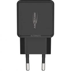 Ansmann Home Charger HC218PD - Schnellladegerät mit Power Delivery & Quick Charge (schwarz) -Smartphone Zubehör Verkaufsgeschäft Ansmann Home Charger HC218PD Ladeger t@@1789964 2