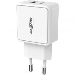 Ansmann Home Charger HC218PD - Schnellladegerät mit Power Delivery & Quick Charge (weiß) -Smartphone Zubehör Verkaufsgeschäft Ansmann Home Charger HC218PD Ladeger t@@1789965 2