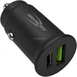 Ansmann In-Car-Charger CC227PD - 27W USB-C Ladegerät (schwarz) für Auto & Reise -Smartphone Zubehör Verkaufsgeschäft Ansmann In Car Charger CC227PD 27 Watt Ladeger t@@1827420 3