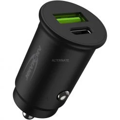 Ansmann In-Car-Charger CC227PD - 27W USB-C Ladegerät (schwarz) für Auto & Reise -Smartphone Zubehör Verkaufsgeschäft Ansmann In Car Charger CC227PD 27 Watt Ladeger t@@1827420 5