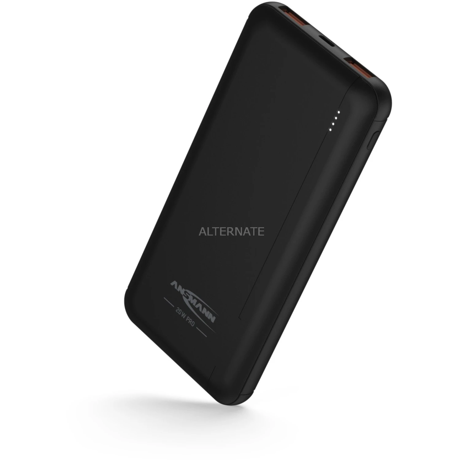 Ansmann Powerbank 10000 mAh PB320PD - Schwarz, Kompakt & Leistungsstark 4 Ansmann Powerbank 10000 mAh PB320PD - Schwarz, Kompakt & Leistungsstark – Bild 4