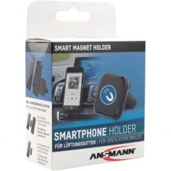 Ansmann Smart Magnet Handy Halterung für Lüftungsgitter - Schwarz -Smartphone Zubehör Verkaufsgeschäft Ansmann Smart Magnet Halterung@@1401906 5