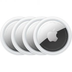 Apple AirTag 4er-Pack – Ortungstracker (weiß/silber) – Perfekt für iPhone & iPad