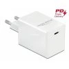 DeLOCK USB Ladegerät 60W Type-C PD 3.0 Kompakt - Weiß | Schnellladegerät für Smartphones & Tablets