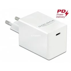 DeLOCK USB Ladegerät 60W Type-C PD 3.0 Kompakt - Weiß | Schnellladegerät für Smartphones & Tablets