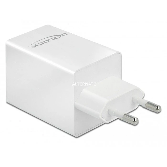 DeLOCK USB Ladegerät 60W Type-C PD 3.0 Kompakt - Weiß | Schnellladegerät für Smartphones & Tablets 2 DeLOCK USB Ladegerät 60W Type-C PD 3.0 Kompakt - Weiß | Schnellladegerät für Smartphones & Tablets – Bild 2