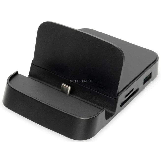 Digitus Smartphone Docking Station - Schwarz, USB-C, HDMI, USB - Handy Ladegeräte 2 Digitus Smartphone Docking Station - Schwarz, USB-C, HDMI, USB - Handy Ladegeräte – Bild 2