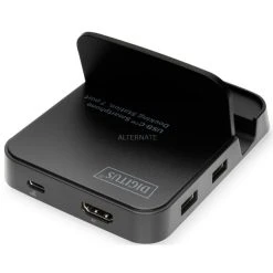 Digitus Smartphone Docking Station - Schwarz, USB-C, HDMI, USB - Handy Ladegeräte 11 Digitus Smartphone Docking Station - Schwarz, USB-C, HDMI, USB - Handy Ladegeräte -Smartphone Zubehör Verkaufsgeschäft Digitus Smartphone Docking Station Dockingstation@@odzvt000 5