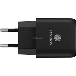 ICY BOX IB-PS102-PD Handy Ladegerät (schwarz) - Schnellladegerät mit USB-C Power Delivery -Smartphone Zubehör Verkaufsgeschäft ICY BOX IB PS102 PD Ladeger t@@1776156 3