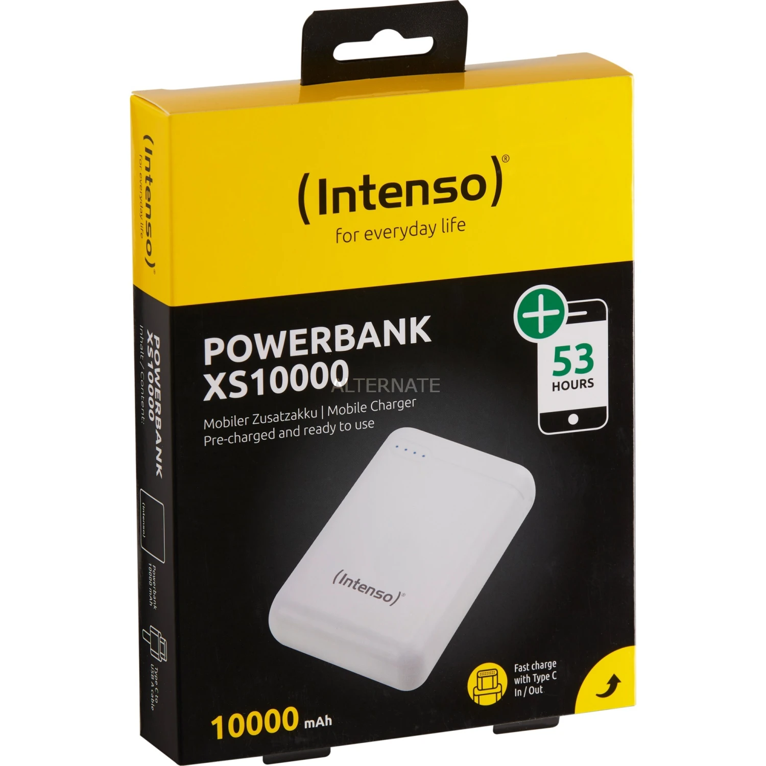 Intenso XS10000 Powerbank - 10000 mAh, kompakt & leistungsstark (weiß) 5 Intenso XS10000 Powerbank - 10000 mAh, kompakt & leistungsstark (weiß) – Bild 5
