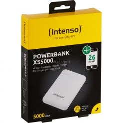Intenso XS5000 Powerbank - 5000 mAh, kompakt & leistungsstark (weiß) -Smartphone Zubehör Verkaufsgeschäft Intenso XS5000 Powerbank@@pblvne1 4