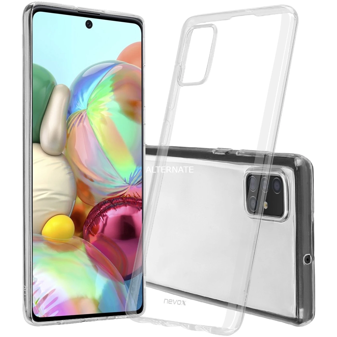 Nevox StyleShell Flex Handyhülle transparent für Samsung Galaxy A72 | Schutzhülle | Slim Fit 1 Nevox StyleShell Flex Handyhülle transparent für Samsung Galaxy A72 | Schutzhülle | Slim Fit