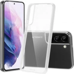 Nevox StyleShell Flex Handyhülle transparent für Samsung Galaxy S22 | Schutzhülle | Slim Fit