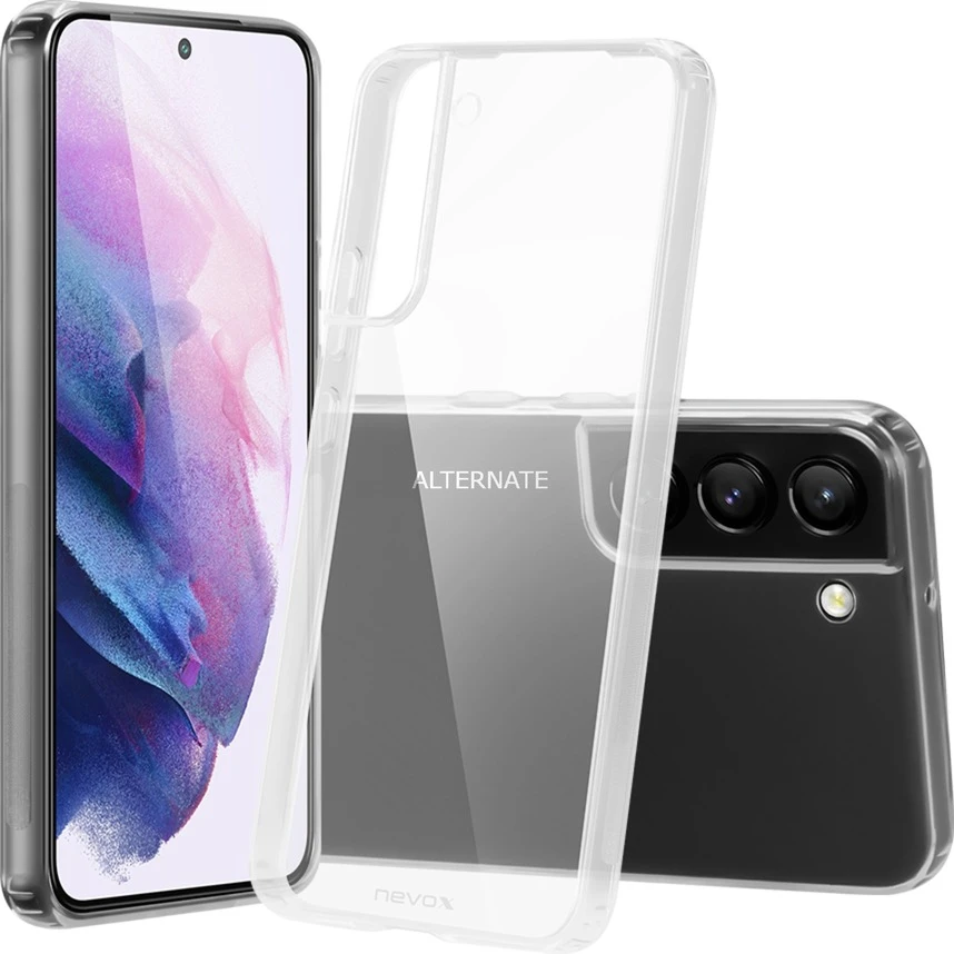 Nevox StyleShell Flex Handyhülle transparent für Samsung Galaxy S22 | Schutzhülle | Slim Fit 1 Nevox StyleShell Flex Handyhülle transparent für Samsung Galaxy S22 | Schutzhülle | Slim Fit