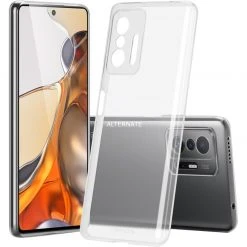 Nevox StyleShell Flex Handyhülle transparent für Xiaomi 11T Pro | Schützende & Stylische Handy Hülle