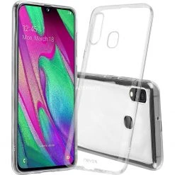 Nevox StyleShell Flex Handyhülle transparent für Samsung Galaxy A41 | Schützende & Stylische Handy Hülle