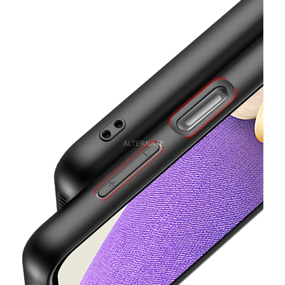 Nevox StyleShell NYLO Handyhülle (schwarz) für Samsung Galaxy A32 5G | Robuste & Stylische Handy Hülle 2 Nevox StyleShell NYLO Handyhülle (schwarz) für Samsung Galaxy A32 5G | Robuste & Stylische Handy Hülle – Bild 2