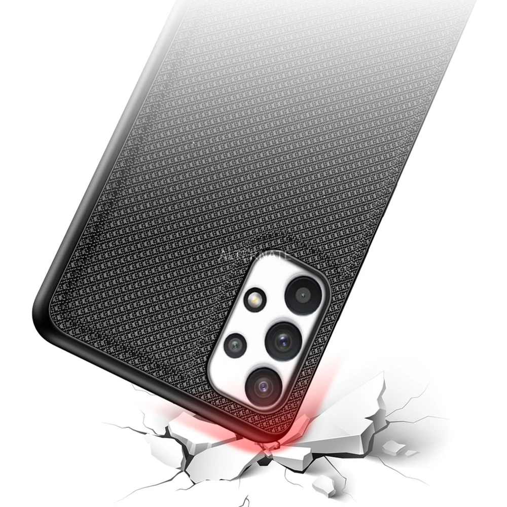 Nevox StyleShell NYLO Handyhülle (schwarz) für Samsung Galaxy A32 5G | Robuste & Stylische Handy Hülle 4 Nevox StyleShell NYLO Handyhülle (schwarz) für Samsung Galaxy A32 5G | Robuste & Stylische Handy Hülle – Bild 4