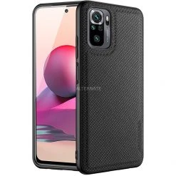 Nevox StyleShell NYLO Handyhülle für Xiaomi Redmi Note 10/10S - Schwarz | Schützende & Stylische Handy Hülle