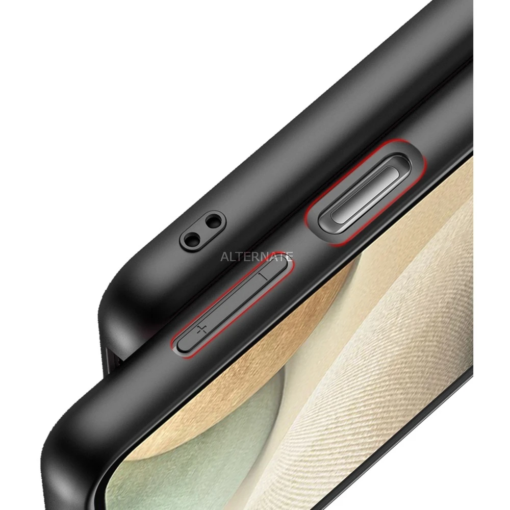 Nevox StyleShell NYLO Handyhülle (schwarz) für Samsung Galaxy A22 - Schützende & Stylische Handy Hülle 2 Nevox StyleShell NYLO Handyhülle (schwarz) für Samsung Galaxy A22 - Schützende & Stylische Handy Hülle – Bild 2