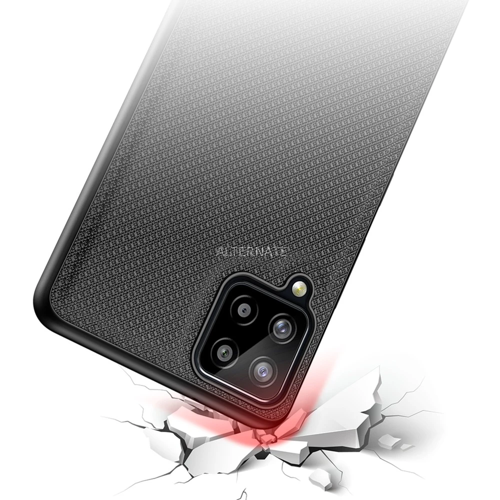 Nevox StyleShell NYLO Handyhülle (schwarz) für Samsung Galaxy A22 - Schützende & Stylische Handy Hülle 4 Nevox StyleShell NYLO Handyhülle (schwarz) für Samsung Galaxy A22 - Schützende & Stylische Handy Hülle – Bild 4