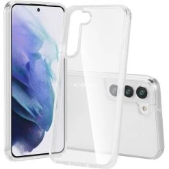 Nevox StyleShell SHOCKFlex Handyhülle (transparent) für Samsung Galaxy S22+ | Robuste & Transparente Handy Hülle