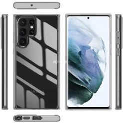 Nevox StyleShell SHOCKFlex Handyhülle (transparent) für Samsung Galaxy S22 Ultra | Robuste & Transparente Handy Hülle -Smartphone Zubehör Verkaufsgeschäft Nevox StyleShell SHOCKFlex Handyh lle@@1815011 4