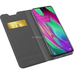 Handy Hüllen Nevox Vario Cover für Samsung Galaxy A41 - Grau | Schützende Handyhülle