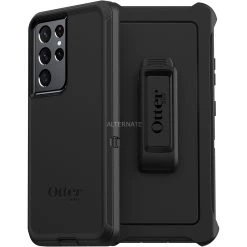 Otterbox Defender Handyhülle für Samsung Galaxy S21 Ultra 5G - Schwarz | Robuste Schutzhandyhülle
