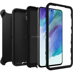 Otterbox Defender Schutzhülle für Samsung Galaxy S21 FE 5G - Robust, Schwarz -Smartphone Zubehör Verkaufsgeschäft Otterbox Defender Schutzh lle@@1820134 5