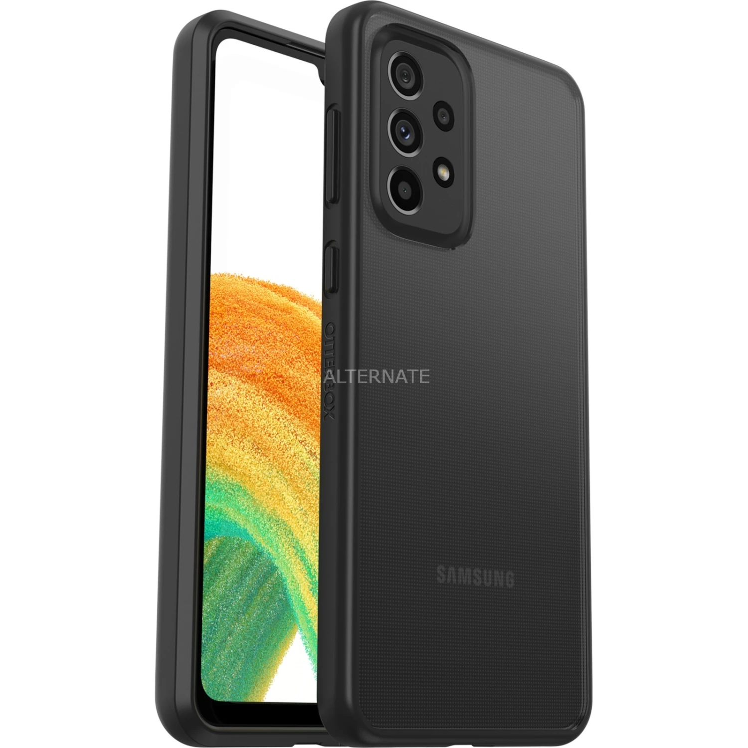 Otterbox React ProPack Handyhülle (transparent/schwarz) für Samsung Galaxy A33 5G | Robuste Handy-Schutzhülle 1 Otterbox React ProPack Handyhülle (transparent/schwarz) für Samsung Galaxy A33 5G | Robuste Handy-Schutzhülle