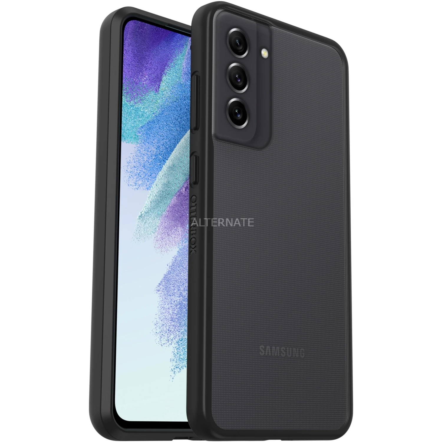 Otterbox React Handyhülle (transparent/schwarz) für Samsung Galaxy S21 FE | Robuste Handy-Schutzhülle 3 Otterbox React Handyhülle (transparent/schwarz) für Samsung Galaxy S21 FE | Robuste Handy-Schutzhülle – Bild 3