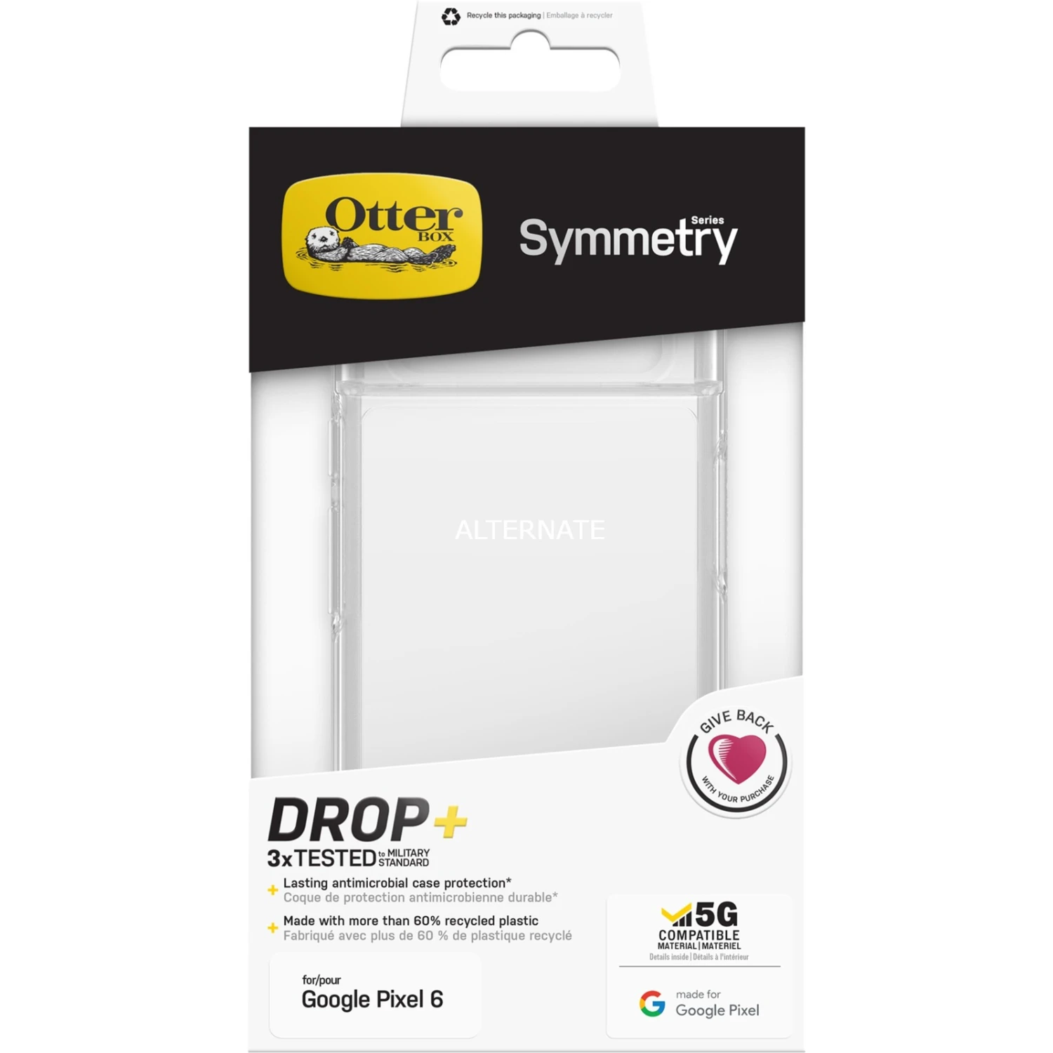 Otterbox Symmetry Clear Handyhülle - Transparente Schutzhülle für Google Pixel 6 6 Otterbox Symmetry Clear Handyhülle - Transparente Schutzhülle für Google Pixel 6 – Bild 6