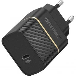 Otterbox USB-C Wand-schnellladegerät 30W Black Schimmer (schwarz, USB Power Delivery) - Schnelles Laden für Smartphones & Tablets