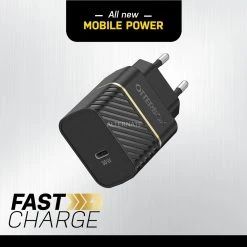 Otterbox USB-C Wand-schnellladegerät 30W Black Schimmer (schwarz, USB Power Delivery) - Schnelles Laden für Smartphones & Tablets 11 Otterbox USB-C Wand-schnellladegerät 30W Black Schimmer (schwarz, USB Power Delivery) - Schnelles Laden für Smartphones & Tablets -Smartphone Zubehör Verkaufsgeschäft Otterbox USB C Wand schnellladeger t 30W Black Schimmer@@1786313 5