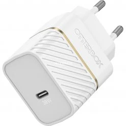 Otterbox USB-C Wand-Schnellladegerät 30W - Cloud Dust White | Schnelles Aufladen mit USB Power Delivery