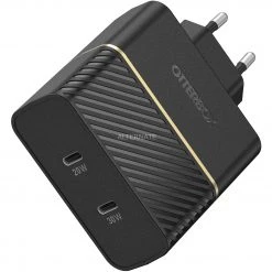 Otterbox USB-C Wand-Schnellladegerät 50W (schwarz) - Schnelles Laden für Handys & Tablets