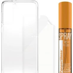 PanzerGlass 360° Tech Hygiene Pack - Displayschutzfolie transparent für Samsung Galaxy S21+ 5G -Smartphone Zubehör Verkaufsgeschäft PanzerGlass 360 Tech Hygiene Pack Schutzfolie@@1811388 4
