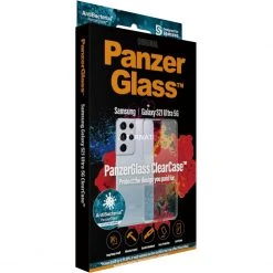 PanzerGlass ClearCase Handyhülle transparent für Samsung Galaxy S21 Ultra | Robuste Schutzhandyhülle
