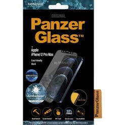 PanzerGlass Displayschutzfolie Anti-Bluelight für iPhone 12 Pro Max - Transparent