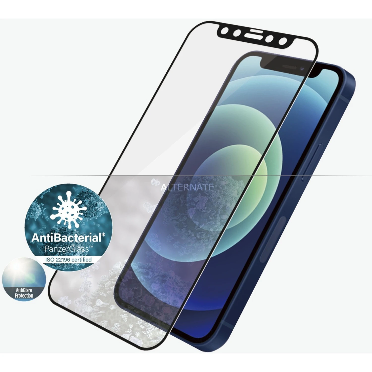 PanzerGlass Displayschutzfolie Anti-Glare für iPhone 12 Mini - Transparente Schutzfolie 4 PanzerGlass Displayschutzfolie Anti-Glare für iPhone 12 Mini - Transparente Schutzfolie – Bild 4