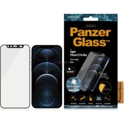 PanzerGlass Displayschutzfolie für iPhone 12 Pro Max - Transparent/Schwarz, Cam-Slider Technologie -Smartphone Zubehör Verkaufsgeschäft PanzerGlass Displayschutz Cam Slider Schutzfolie@@1690719 2