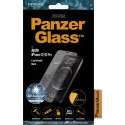 PanzerGlass Displayschutzfolie für iPhone 12 | 12 Pro - Transparent, Kratzfest und Stoßsicher