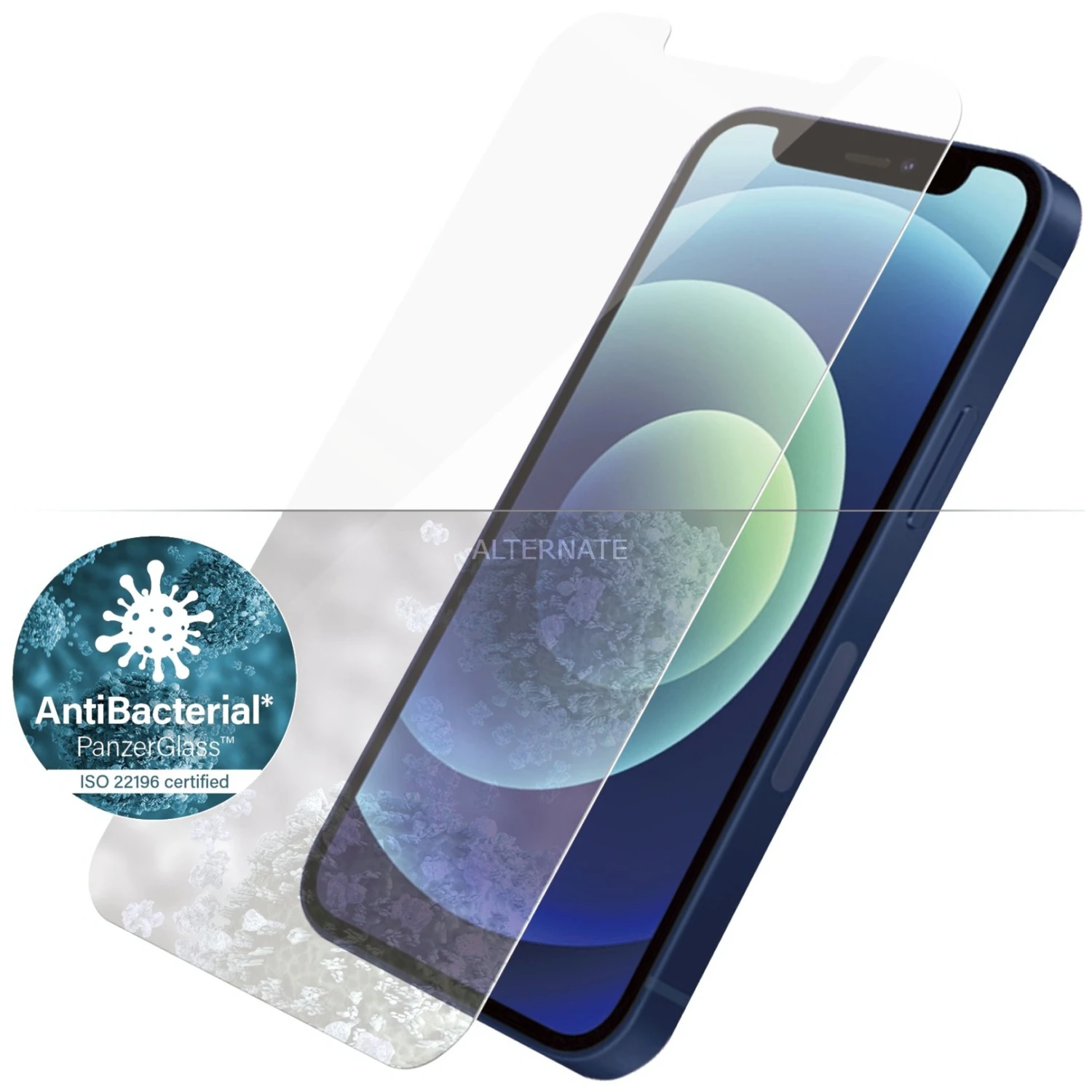 PanzerGlass Displayschutzfolie für iPhone 12 Mini - Transparente Schutzfolie mit hoher Kratzfestigkeit 2 PanzerGlass Displayschutzfolie für iPhone 12 Mini - Transparente Schutzfolie mit hoher Kratzfestigkeit – Bild 2